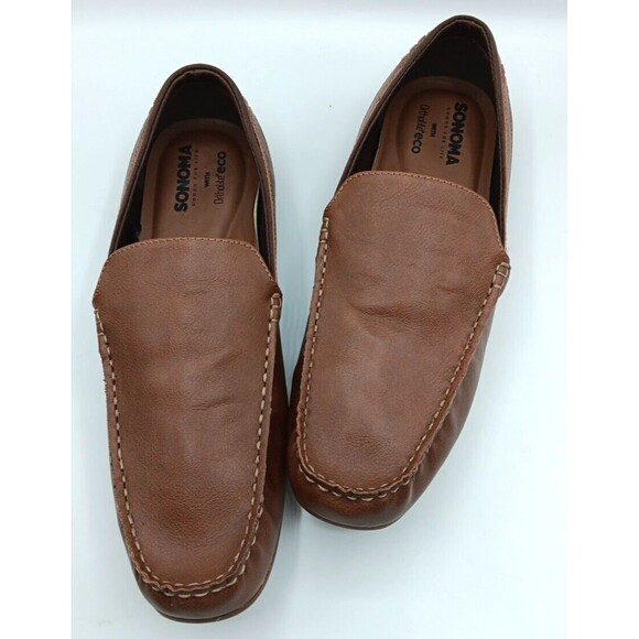 Sonoma Ortholite Eco‎ Men’s Slip On Shoes Size 11.5 Wide Leather Topsides main image 4